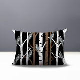 Fiore Bird Reversible Indoor/Outdoor Rectangle Pillow