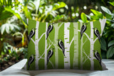 Fiore Bird Reversible Indoor/Outdoor Rectangle Pillow