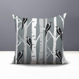 Fiore Bird Reversible Indoor/Outdoor Square Pillow