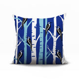 Fiore Bird Reversible Indoor/Outdoor Square Pillow
