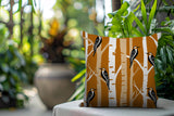 Fiore Bird Reversible Indoor/Outdoor Square Pillow
