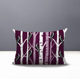 Fiore Bird Reversible Indoor/Outdoor Rectangle Pillow