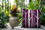 Fiore Bird Reversible Indoor/Outdoor Square Pillow
