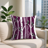 Fiore Bird Reversible Indoor/Outdoor Square Pillow