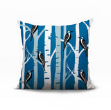 Fiore Bird Reversible Indoor/Outdoor Square Pillow