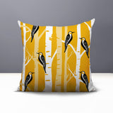 Fiore Bird Reversible Indoor/Outdoor Square Pillow
