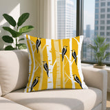 Fiore Bird Reversible Indoor/Outdoor Rectangle Pillow