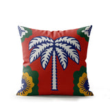 Fisal Microsuede Square Throw Pillow in Multicolor - Size 20x20