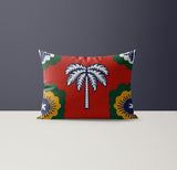 Fisal Microsuede Lumbar Throw Pillow