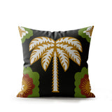 Fisal Microsuede Square Throw Pillow in Multicolor - Size 20x20