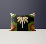 Fisal Microsuede Lumbar Throw Pillow