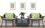 Flo Square Indoor/Outdoor Throw Pillow