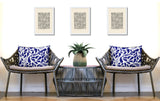 Flo Square Indoor/Outdoor Throw Pillow