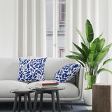 Flo Square Indoor/Outdoor Throw Pillow