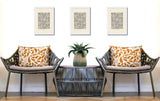 Flo Square Indoor/Outdoor Throw Pillow