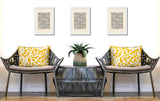 Flo Square Indoor/Outdoor Throw Pillow