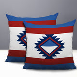 Founding 2 Sets Indoor/Outdoor Reversible Square Pillow