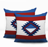 Founding 2 Sets Indoor/Outdoor Reversible Square Pillow