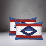 Founding 2 Sets Indoor/Outdoor Reversible Rectangular Pillow