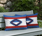 Founding 2 Sets Indoor/Outdoor Reversible Rectangular Pillow