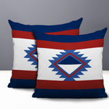 Founding 2 Sets Indoor/Outdoor Reversible Square Pillow