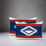 Founding 2 Sets Indoor/Outdoor Reversible Rectangular Pillow