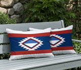 Founding 2 Sets Indoor/Outdoor Reversible Rectangular Pillow