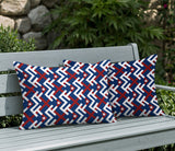 Fourth of July 2 Sets Indoor/Outdoor Reversible Rectangular Pillow