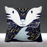 Foxy Reversible Throw Square Pillow