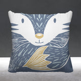 Foxy Reversible Throw Square Pillow