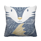 Foxy Reversible Throw Square Pillow