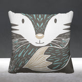 Foxy Reversible Throw Square Pillow