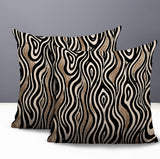 Franki Zebra Print Indoor/Outdoor Reversible Square Pillow