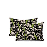 Franki Zebra Print Indoor/Outdoor Reversible Rectangular Pillow