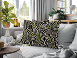 Franki Zebra Print Indoor/Outdoor Reversible Square Pillow
