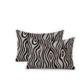 Franki Zebra Print Indoor/Outdoor Reversible Rectangular Pillow