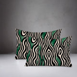 Franki Zebra Print Indoor/Outdoor Reversible Rectangular Pillow