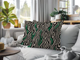 Franki Zebra Print Indoor/Outdoor Reversible Square Pillow
