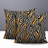 Franki Zebra Print Indoor/Outdoor Reversible Square Pillow