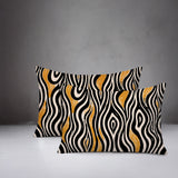 Franki Zebra Print Indoor/Outdoor Reversible Rectangular Pillow