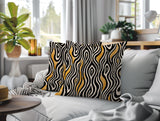 Franki Zebra Print Indoor/Outdoor Reversible Square Pillow