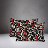 Franki Zebra Print Indoor/Outdoor Reversible Rectangular Pillow