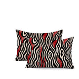 Franki Zebra Print Indoor/Outdoor Reversible Rectangular Pillow