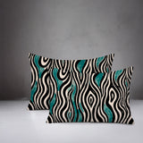 Franki Zebra Print Indoor/Outdoor Reversible Rectangular Pillow