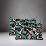 Franki Zebra Print Indoor/Outdoor Reversible Rectangular Pillow