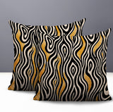 Franki Zebra Print Indoor/Outdoor Reversible Square Pillow