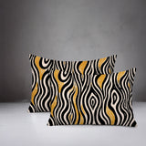 Franki Zebra Print Indoor/Outdoor Reversible Rectangular Pillow