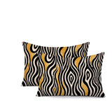 Franki Zebra Print Indoor/Outdoor Reversible Rectangular Pillow