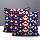 Freedom 2 Sets Indoor/Outdoor Reversible Square Pillow