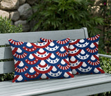 Freedom 2 Sets Indoor/Outdoor Reversible Rectangular Pillow